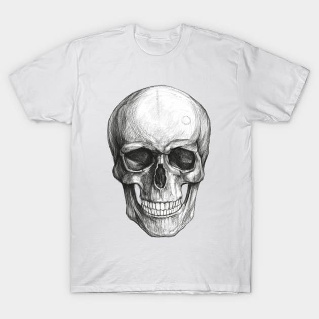 Skull,drawing T-Shirt by kdegtiareva